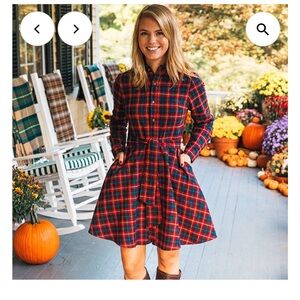 KJP Manchester Barn Flannel Dress